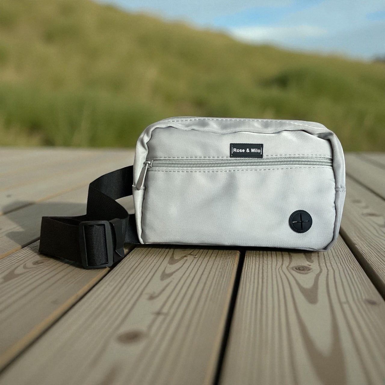 Essential Dog Walking Cross Body/Bum Bag Black Beige Grey Sage Green