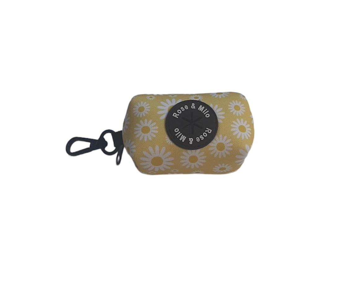 Lemon Daisy Poop Bag Holder