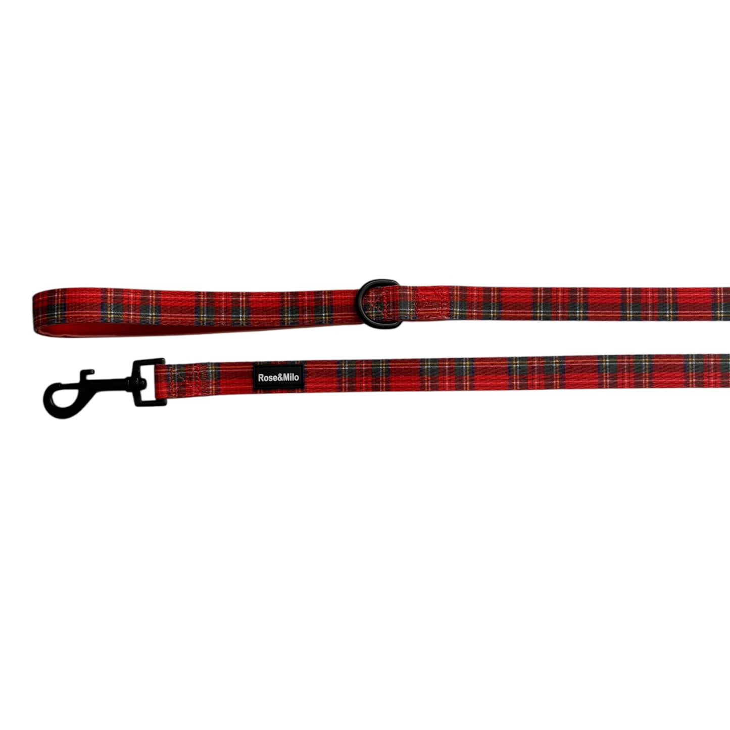 Red Tartan Standard 5ft Dog Lead