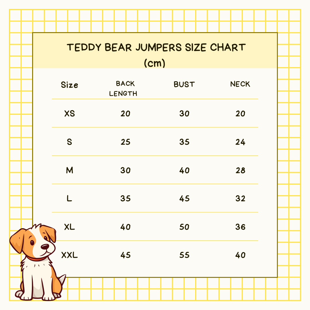 Pink Teddy Dog Jumper
