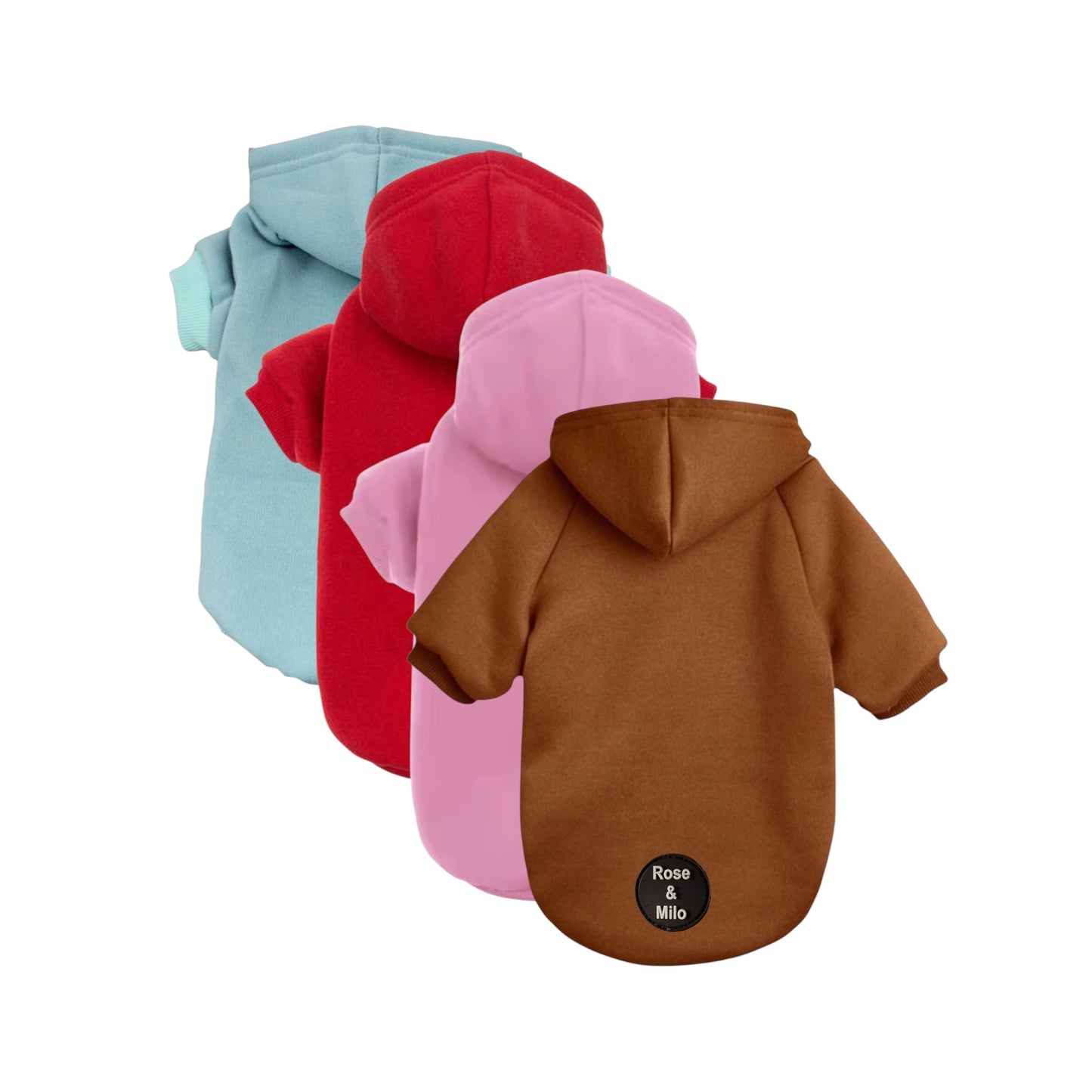 Cute Dog Hoodies Pink