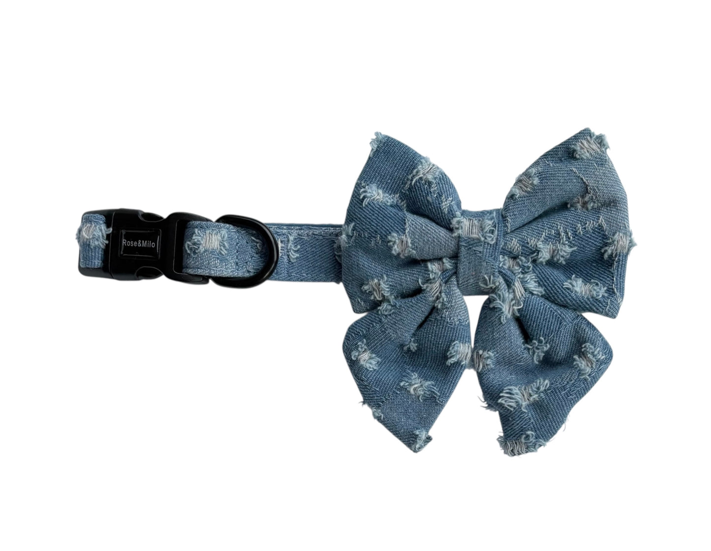 Doggy Denim Sailor Bow Tie