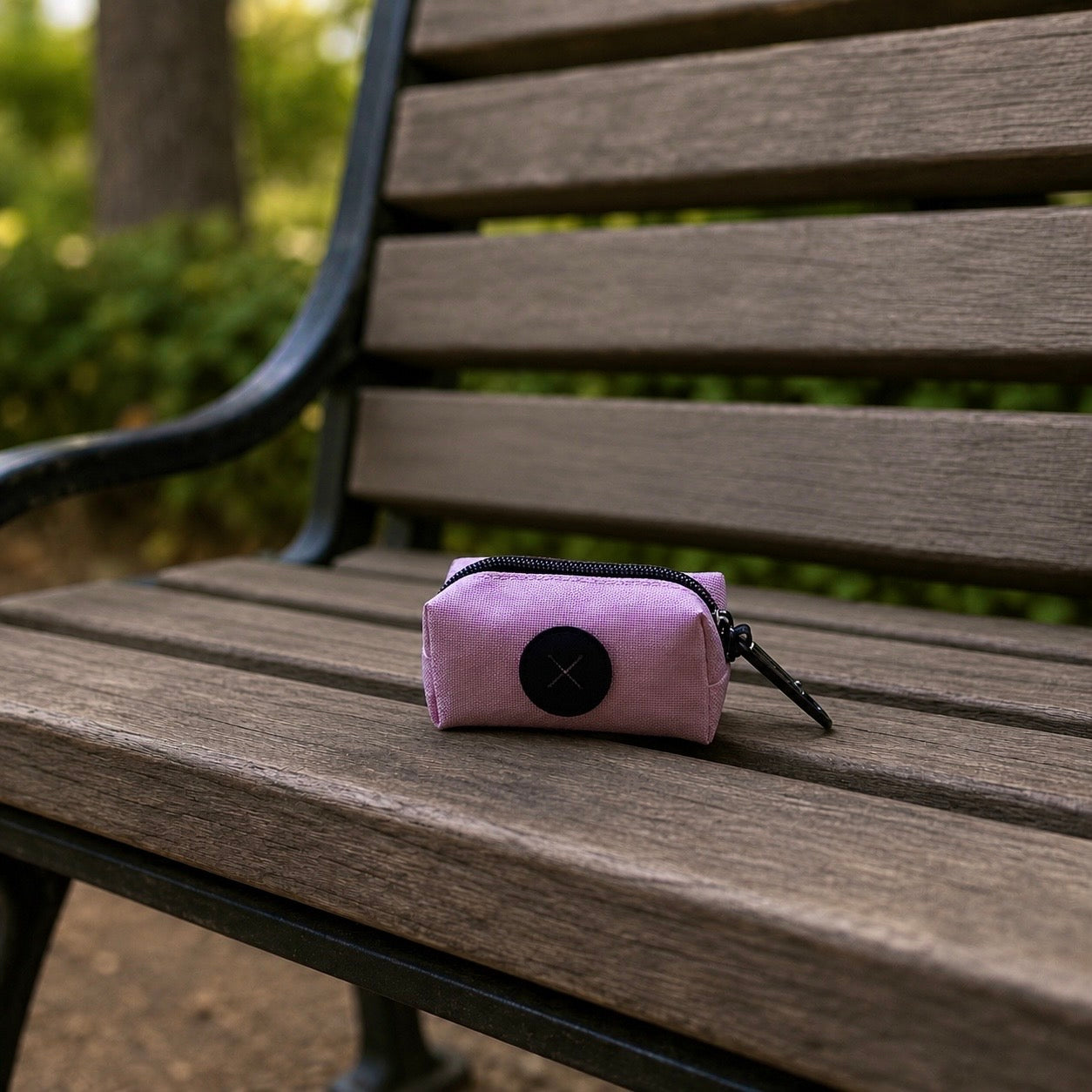 Pale Pink Poop Bag Holder
