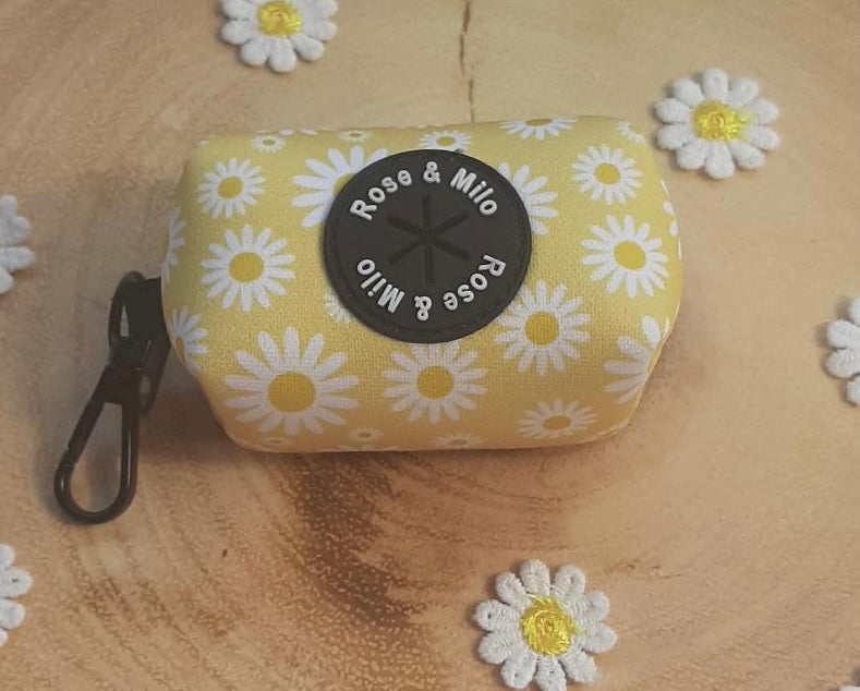 Lemon Daisy Poop Bag Holder