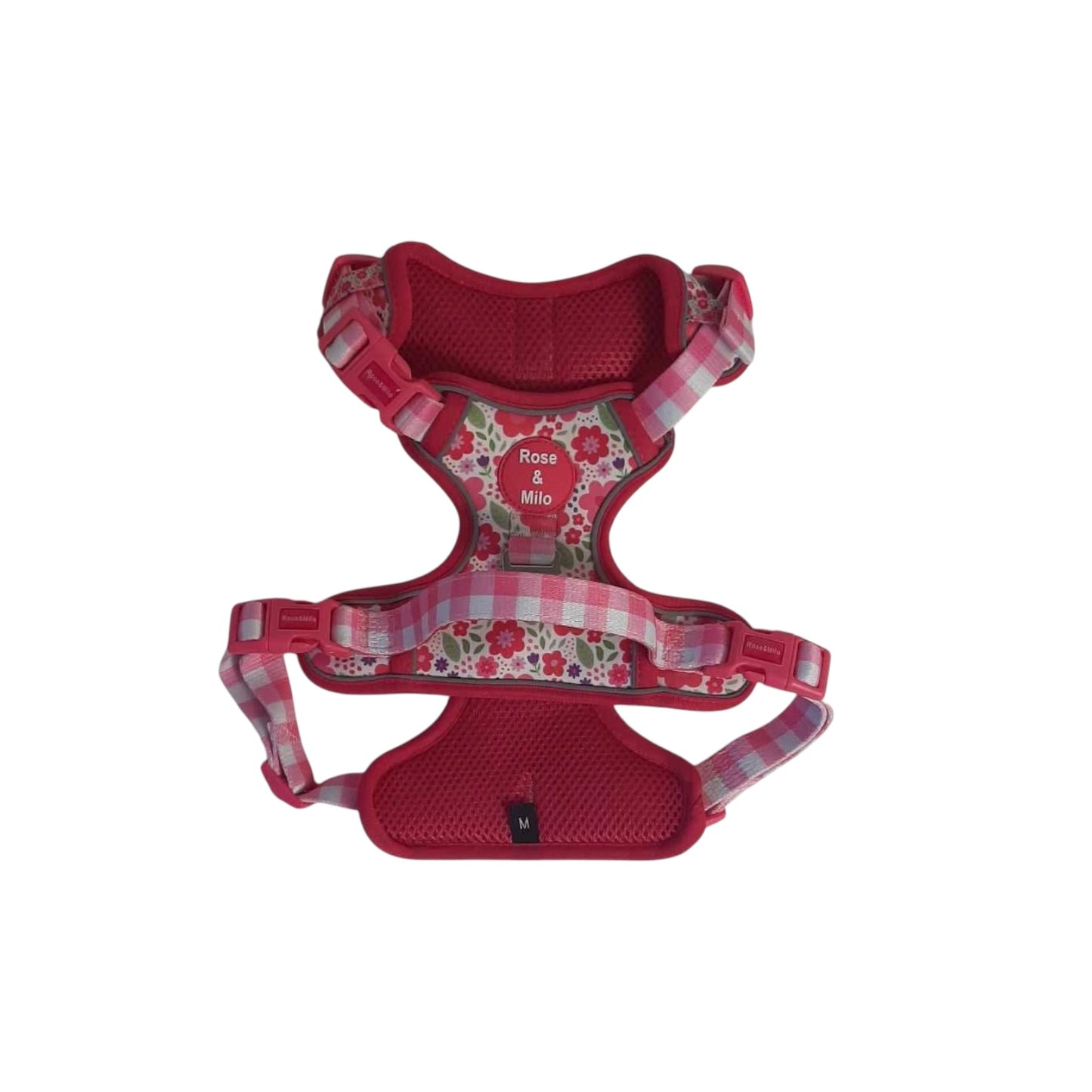 Pink Blooms Adjustable Walk & Go Harness