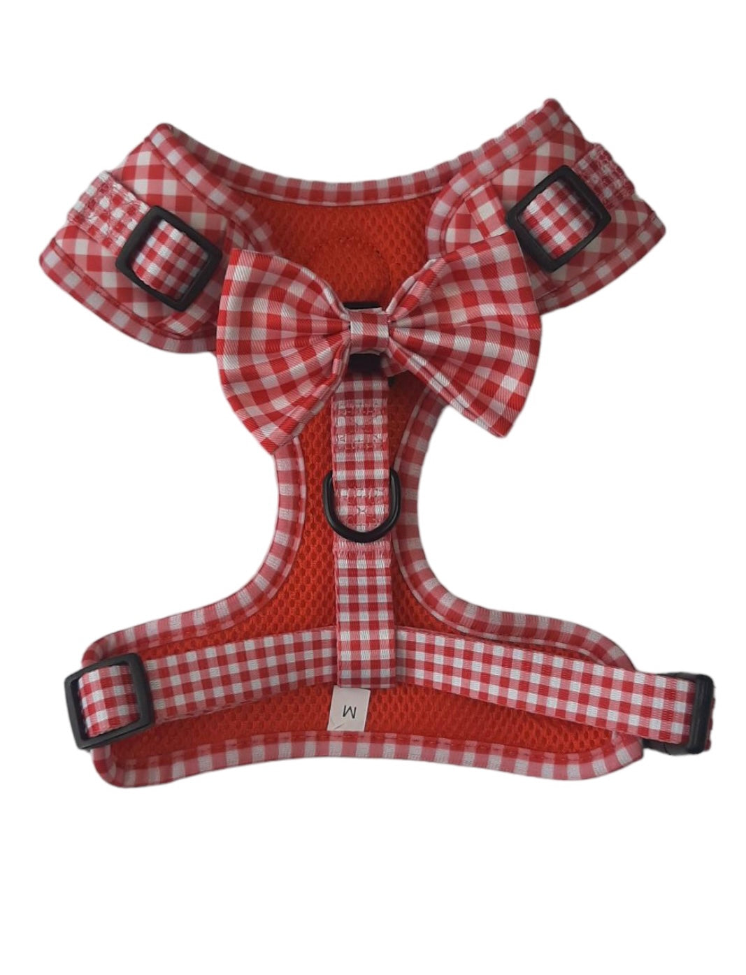 Red Gingham Adjustable Harness