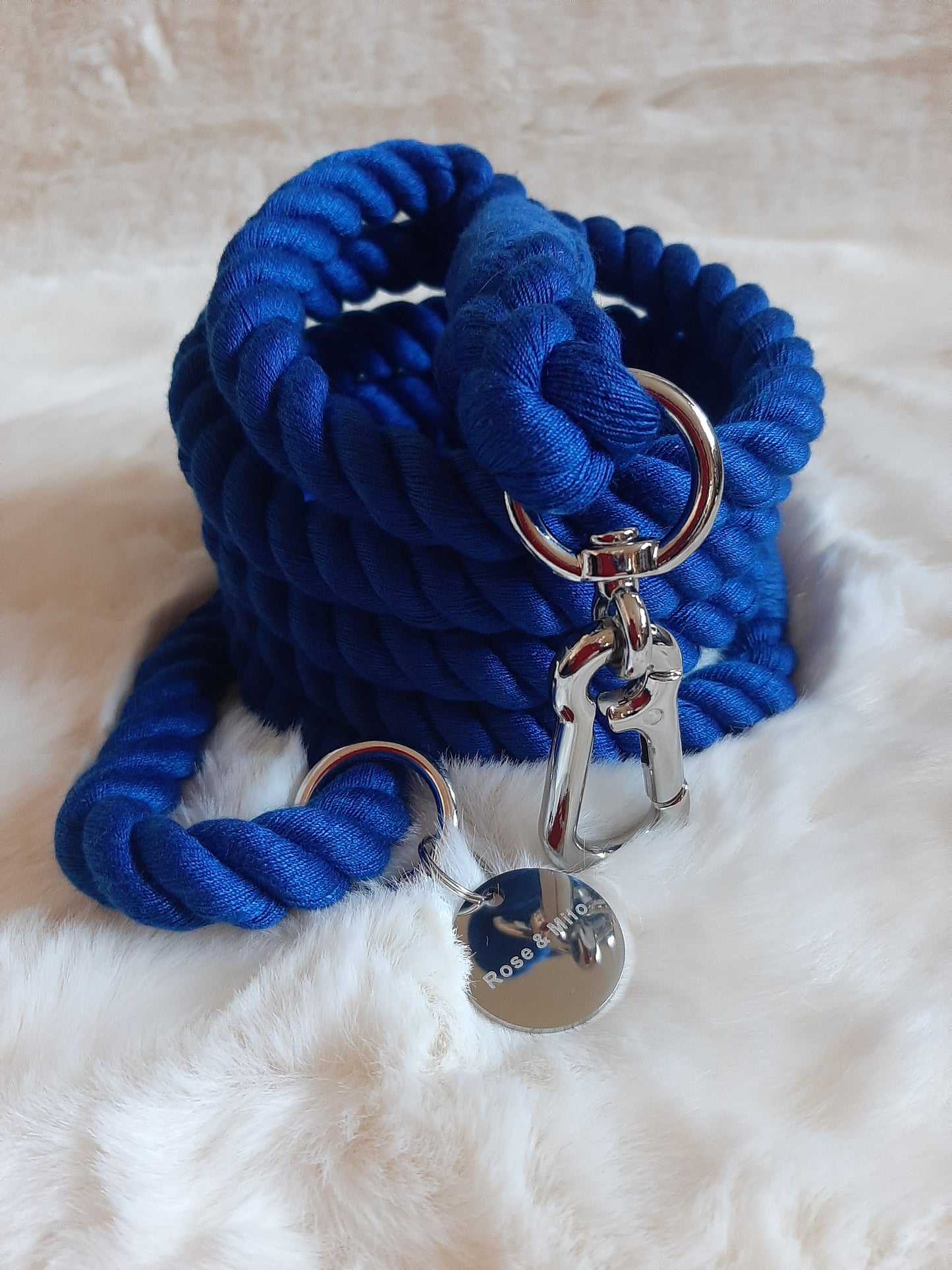 Rope Lead Royal Blue 5ft