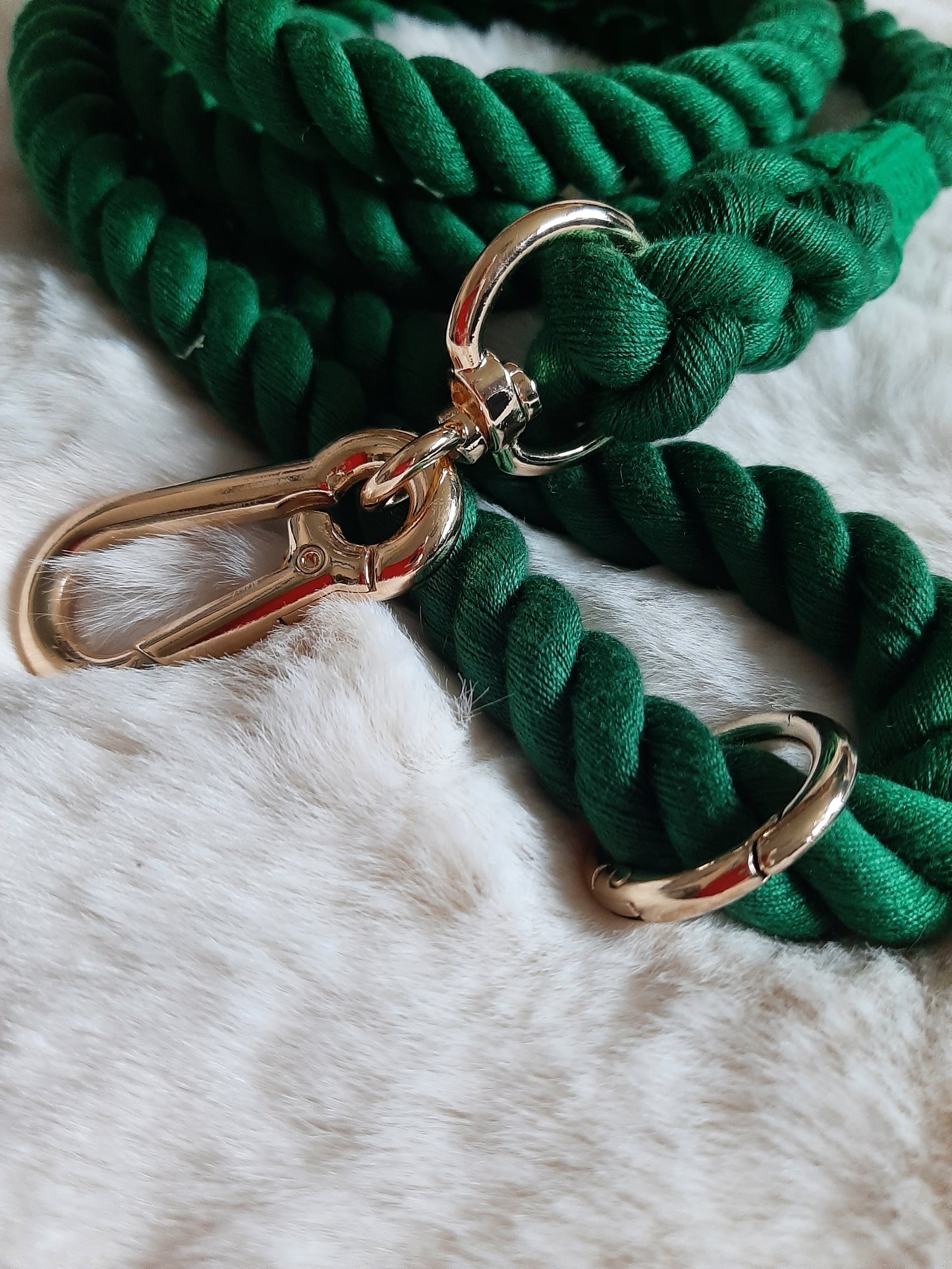 Rope Lead Emerald Green 4ft & 5ft