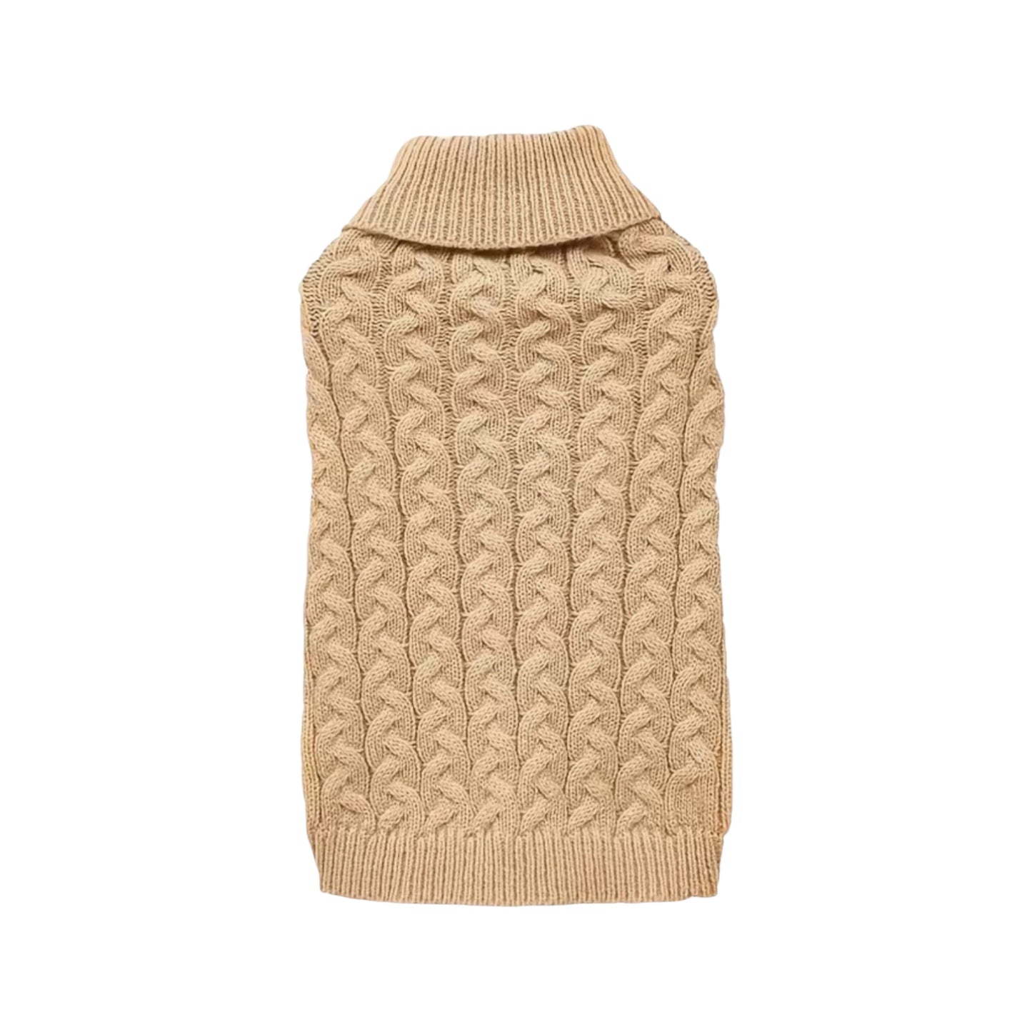 Everyday Cable Knit Dog Jumpers Beige