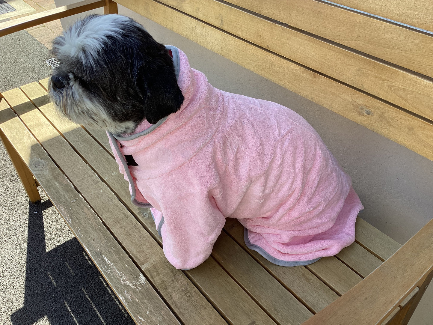 Dog Bath Robe size Large SAMPLE