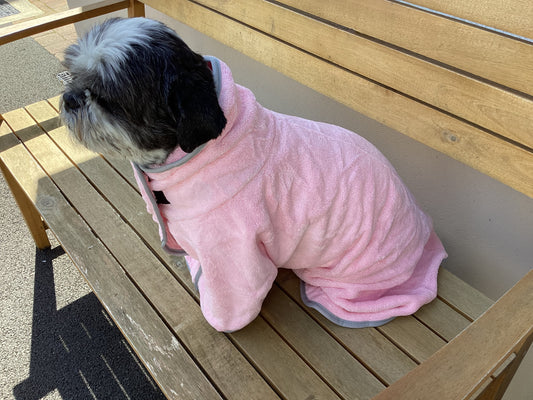 Dog Bath Robe size Large SAMPLE