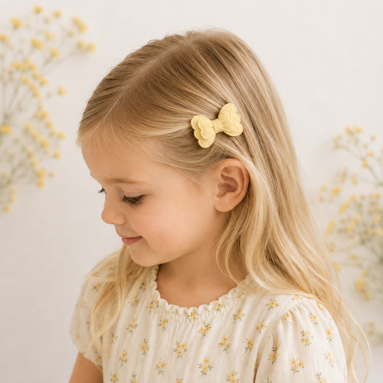 Set of 6 Pretty Girls Hair Clips