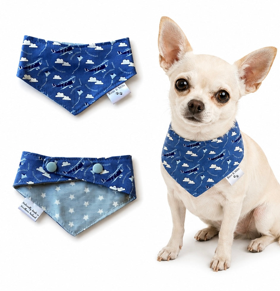 Adjustable Aeroplane Bandana X Small