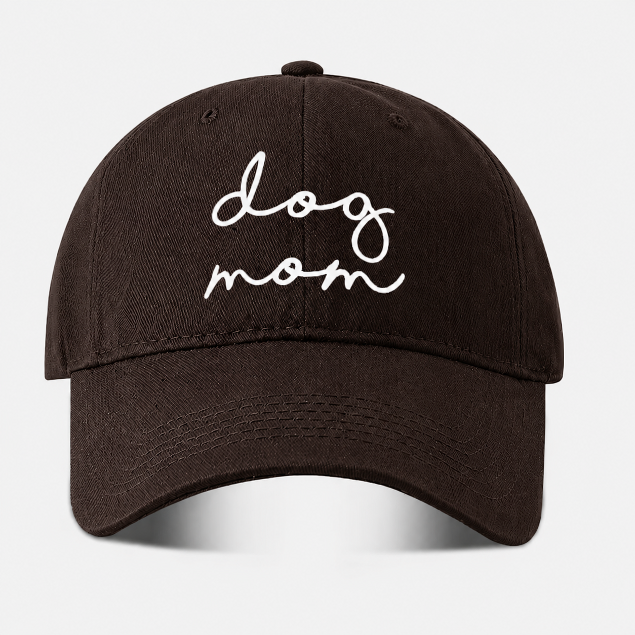 Dog Mom Adjustable Baseball Cap