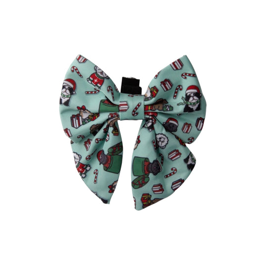It’s Shihmass Dog Sailor Bow