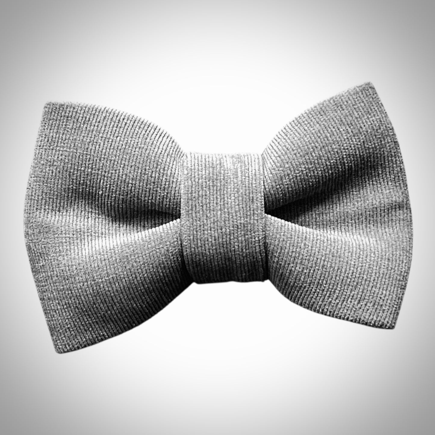 Grey Dog Bow Tie