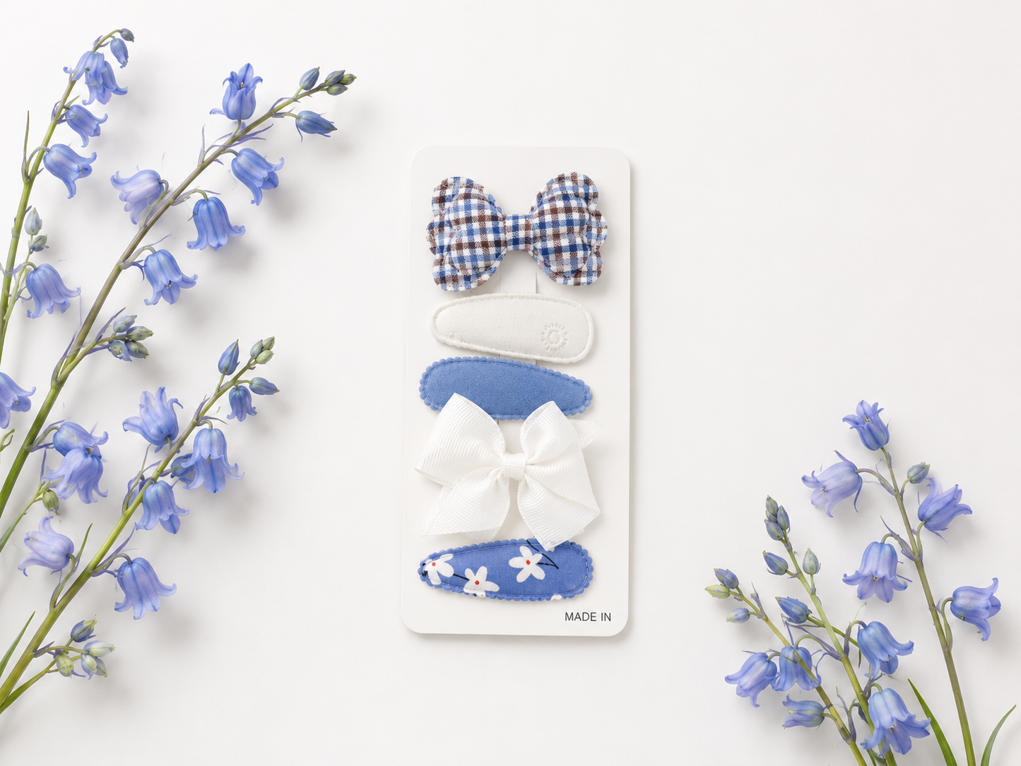 Set of 5 Pretty Girls Hair Clips