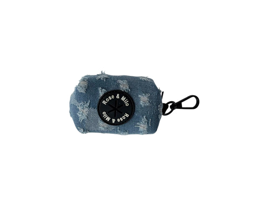 Doggy Denim Poop Bag Holder