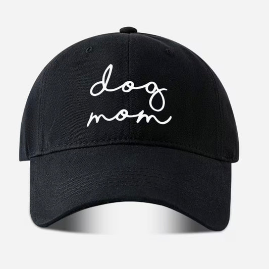 Dog Mom Adjustable Baseball Cap