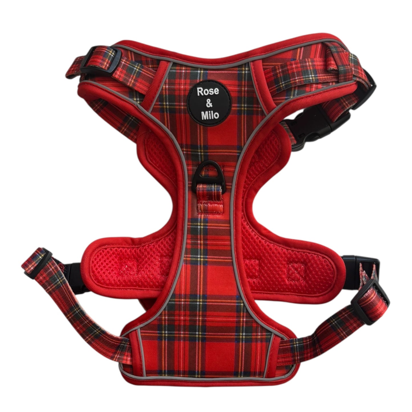 Red Tartan Walk & Go Harness