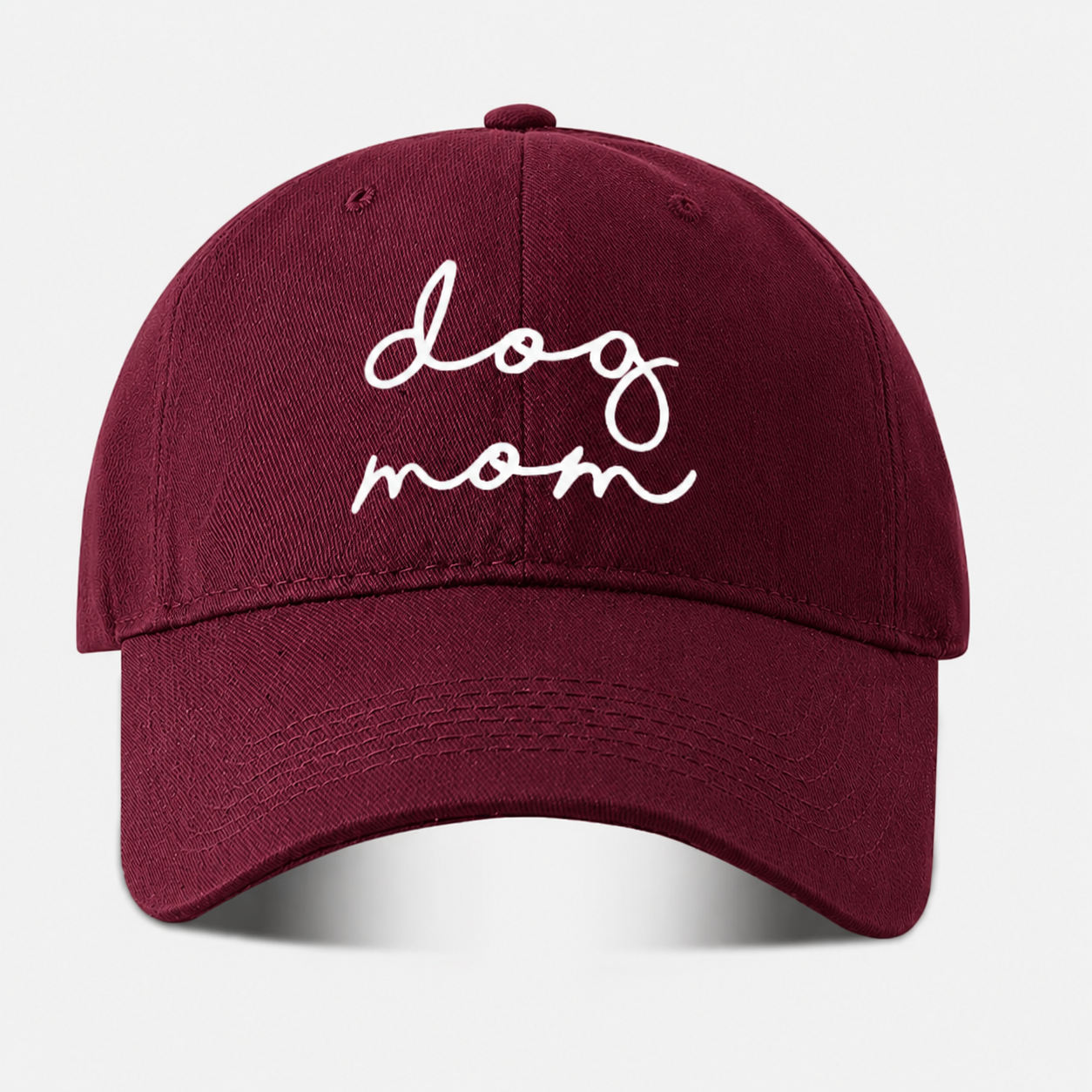 Dog Mom Adjustable Baseball Cap