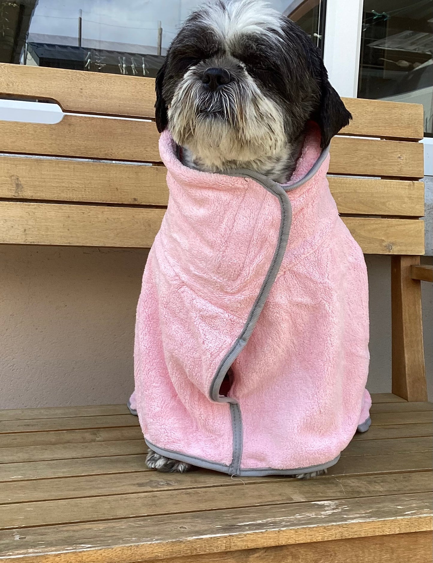 Dog Bath Robe size Large SAMPLE
