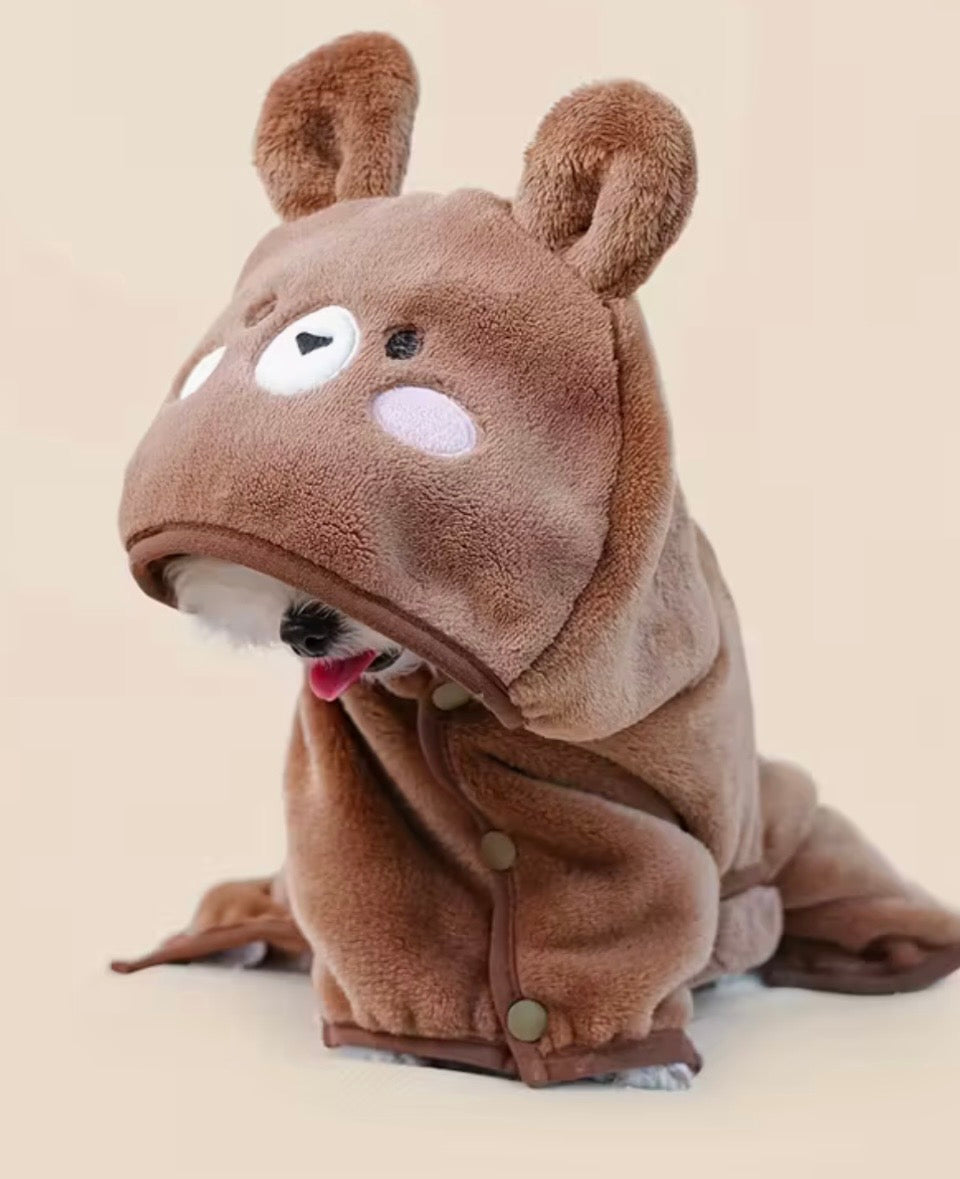 Cute Teddy Bear Dog Robe