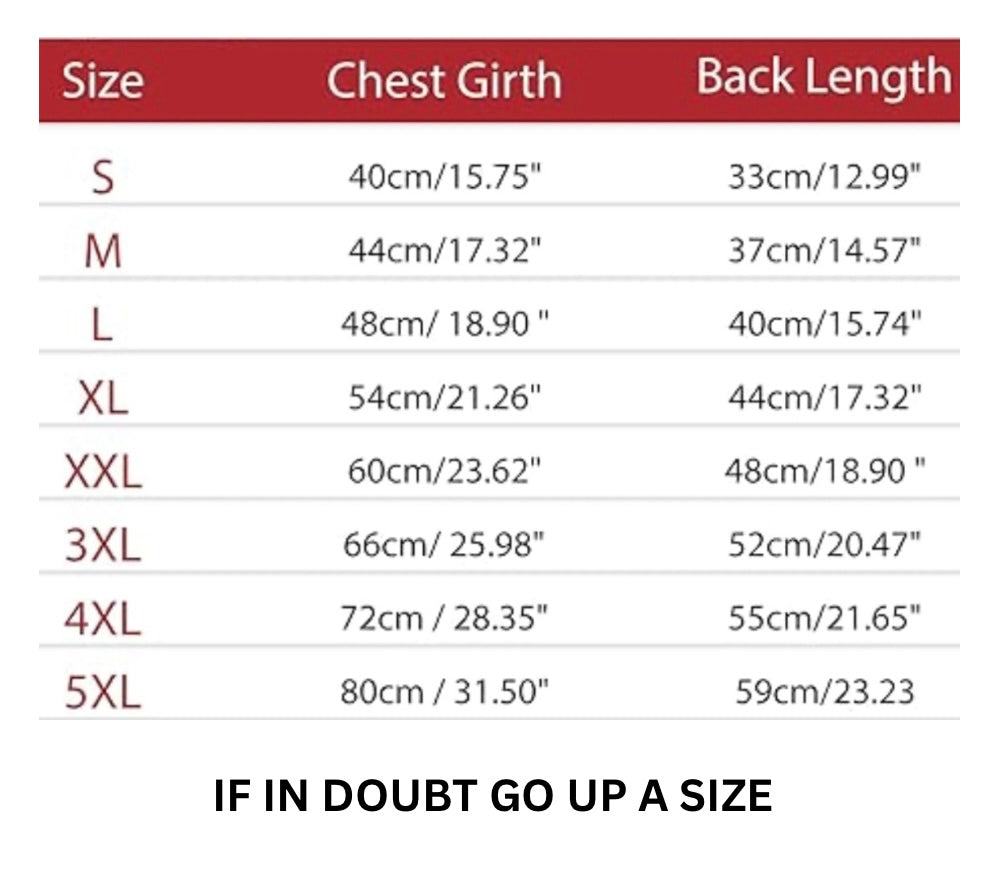 Dog Harness Coats Small-5XL