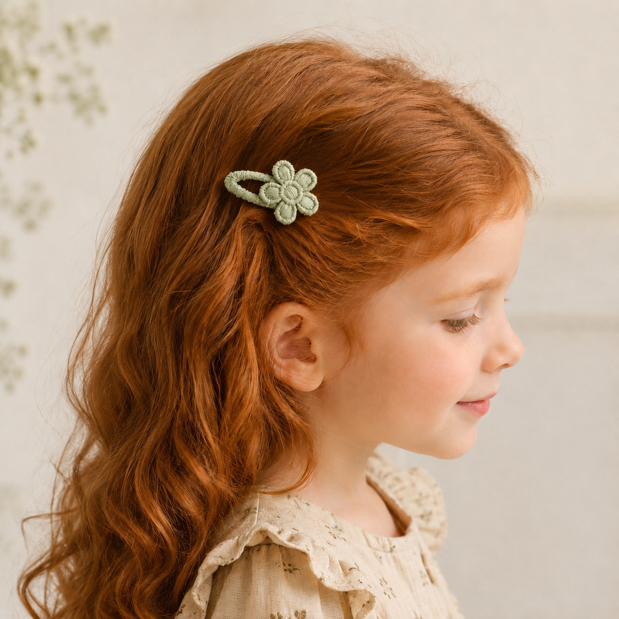 Set of 6 Pretty Girls Hair Clips