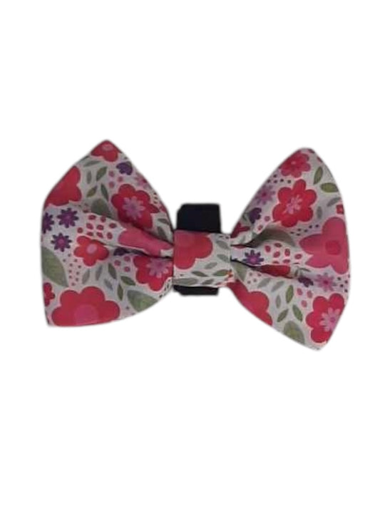 Pink Blooms Bow Tie Small & Large