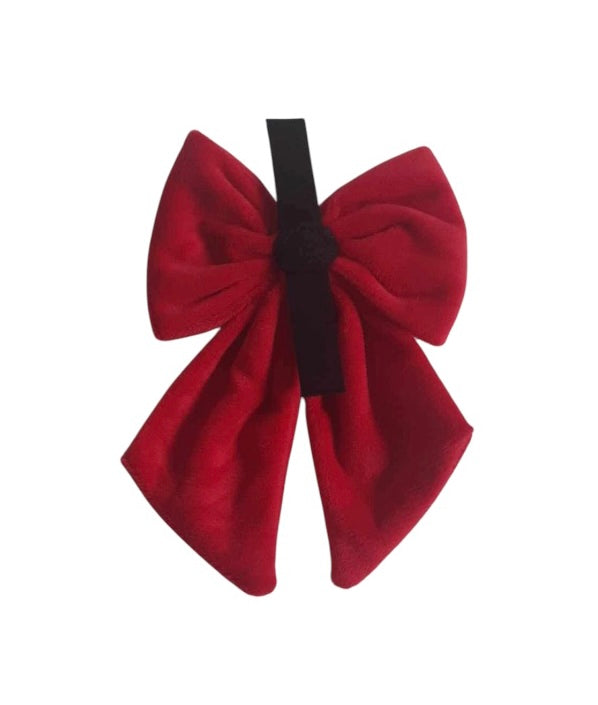 Christmas Velvet Sailor Bow Tie