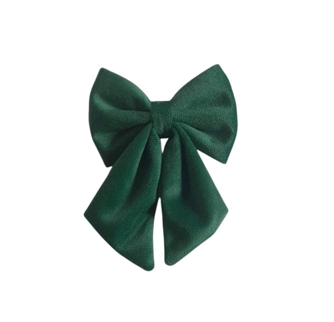 Christmas Velvet Sailor Bow Tie