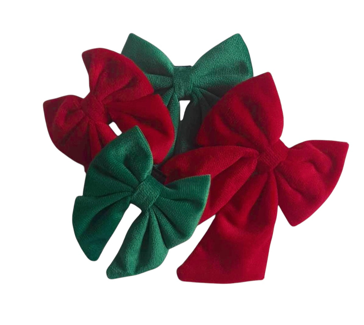 Christmas Velvet Sailor Bow Tie