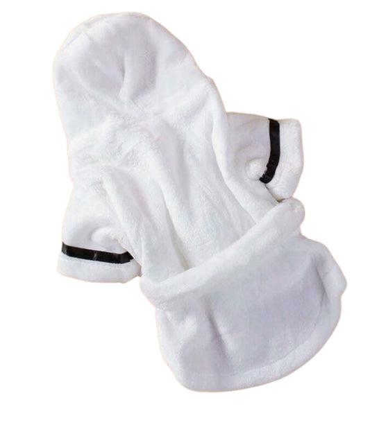 Doggy Bath Robe White