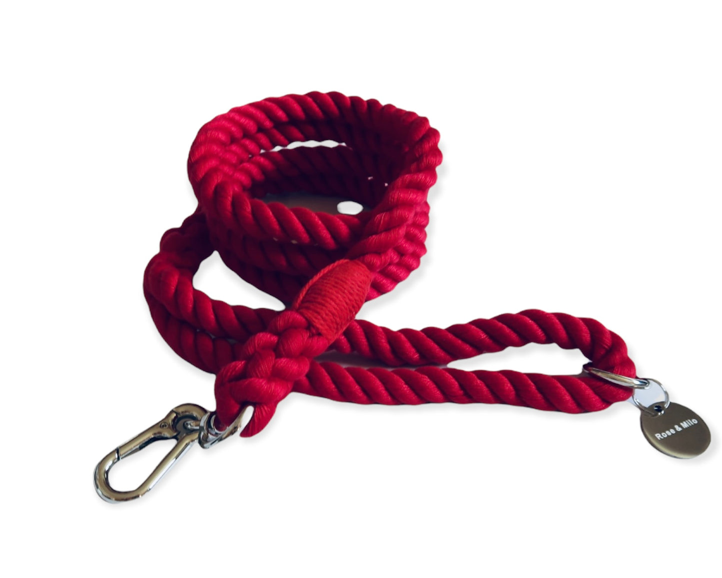 Rope Lead Red 5ft